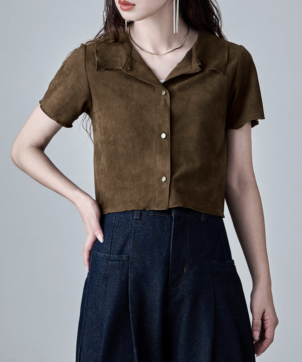 {"color":"\u30d6\u30e9\u30a6\u30f3","info":"model\uff1aH166cm size\uff1aM"}