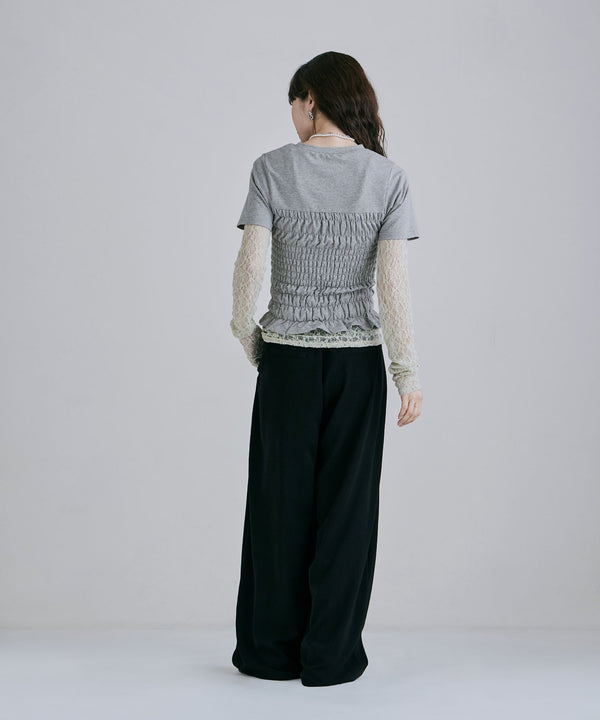 {"color":"\u6762\u30b0\u30ec\u30fc","info":"model\uff1aH166cm size\uff1aF"}