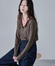 {"color":"\u30d6\u30e9\u30a6\u30f3","info":"model\uff1aH166cm size\uff1aF"}