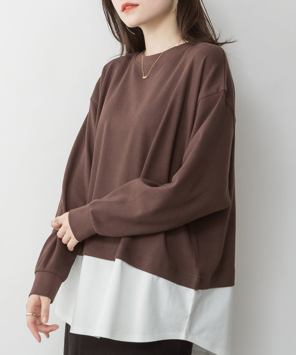 {"color":"\u30d6\u30e9\u30a6\u30f3","info":"model\uff1aH167cm size\uff1aM-L"}