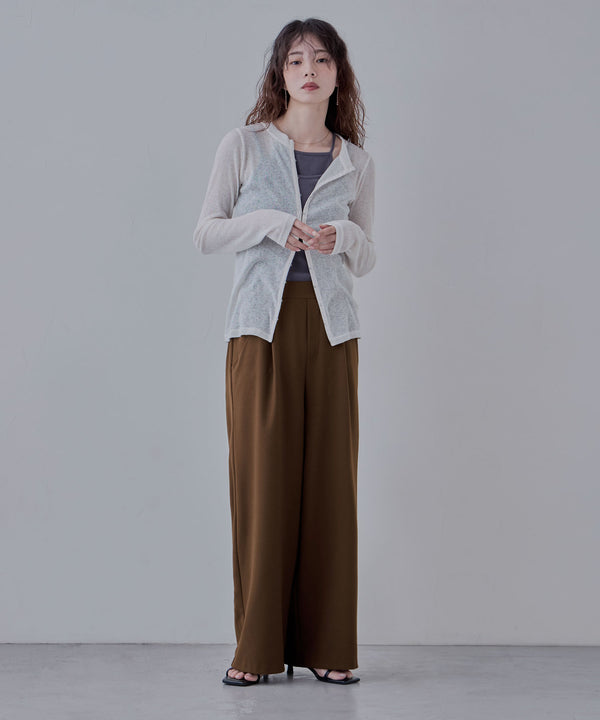 {"color":"\u30d6\u30e9\u30a6\u30f3","info":"model\uff1aH166cm size\uff1aM"}