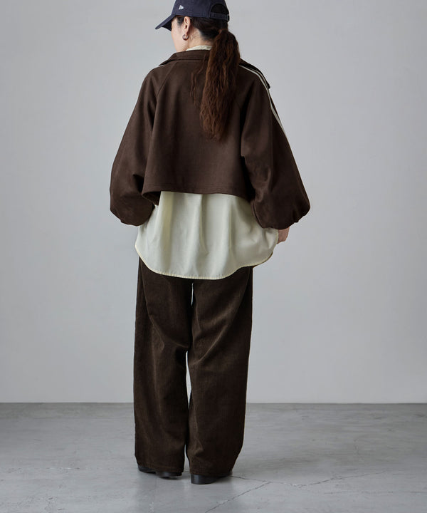 {"color":"\u30d6\u30e9\u30a6\u30f3","info":"model\uff1aH166cm size\uff1aM"}