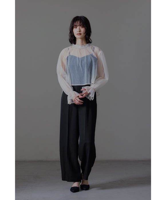 {"color":"\u30d9\u30fc\u30b8\u30e5\u00d7\u30d6\u30e9\u30c3\u30af","info":"model\uff1aH166cm size\uff1aM"}
