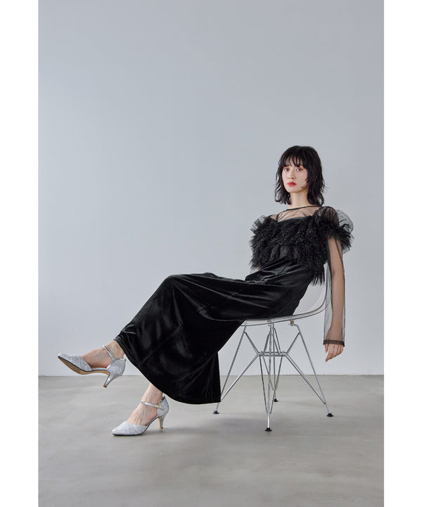 {"color":"\u30d6\u30e9\u30c3\u30af\u00d7\u30b7\u30eb\u30d0\u30fc","info":"model\uff1aH166cm size\uff1aM"}