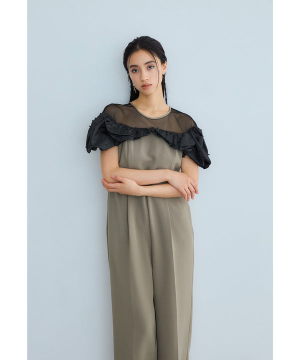 {"color":"\u30d9\u30fc\u30b8\u30e5","info":"model\uff1aH165cm size\uff1aM"}