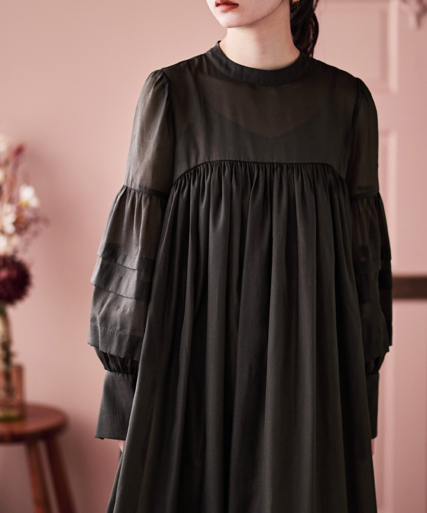 スーツ・フォーマル・ドレス etoll. Baby core sheer volume dress etoll. ドレス ベビーコアシアーボリュームドレス : ZOZOTOWN