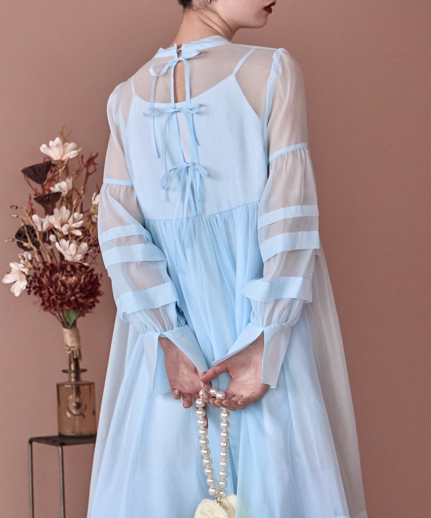スーツ・フォーマル・ドレス etoll. Baby core sheer volume dress etoll. Baby core sheer volume dress