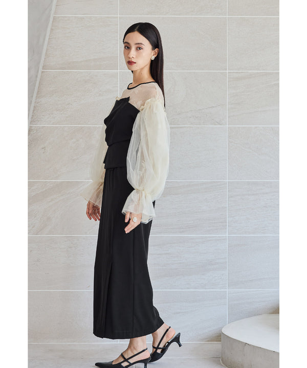 {"color":"\u30d9\u30fc\u30b8\u30e5\u00d7\u30d6\u30e9\u30c3\u30af","info":"model\uff1aH165cm size\uff1aM"}