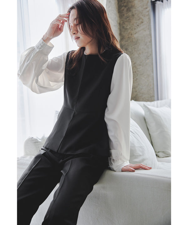 {"color":"\u30d6\u30e9\u30c3\u30af","info":"model\uff1aH165cm size\uff1aM"}