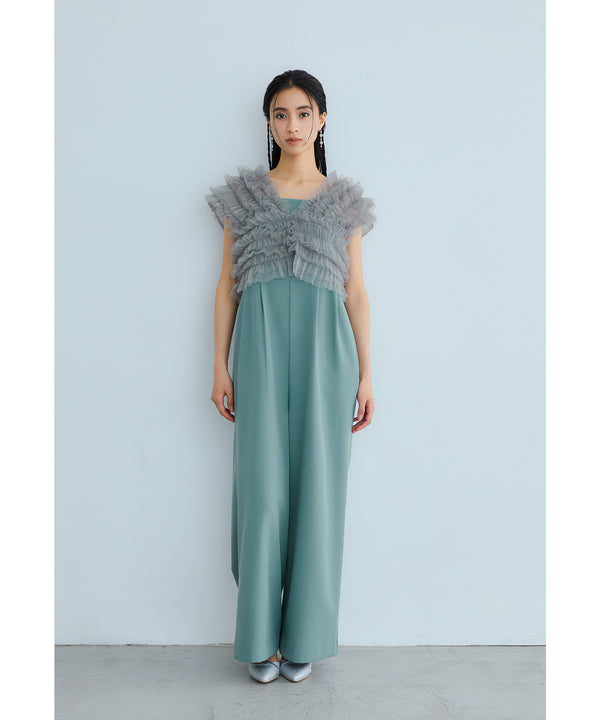 {"color":"\u30b0\u30ea\u30fc\u30f3","info":"model\uff1aH165cm size\uff1aM"}