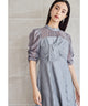 {"color":"\u30d6\u30eb\u30fc\u30b0\u30ec\u30fc","info":"model\uff1aH165cm size\uff1aM"}