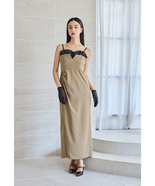 {"color":"\u30d9\u30fc\u30b8\u30e5","info":"model\uff1aH165cm size\uff1aM"}