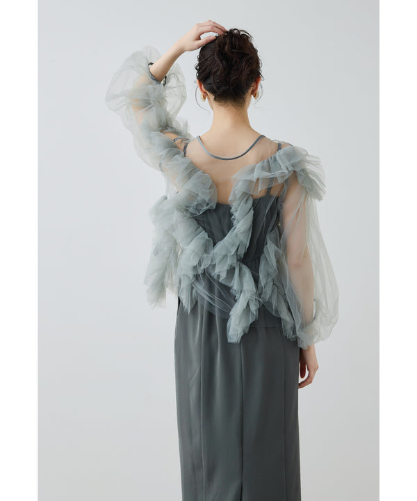 {"color":"\u30df\u30f3\u30c8","info":"model\uff1aH166cm size\uff1aM"}