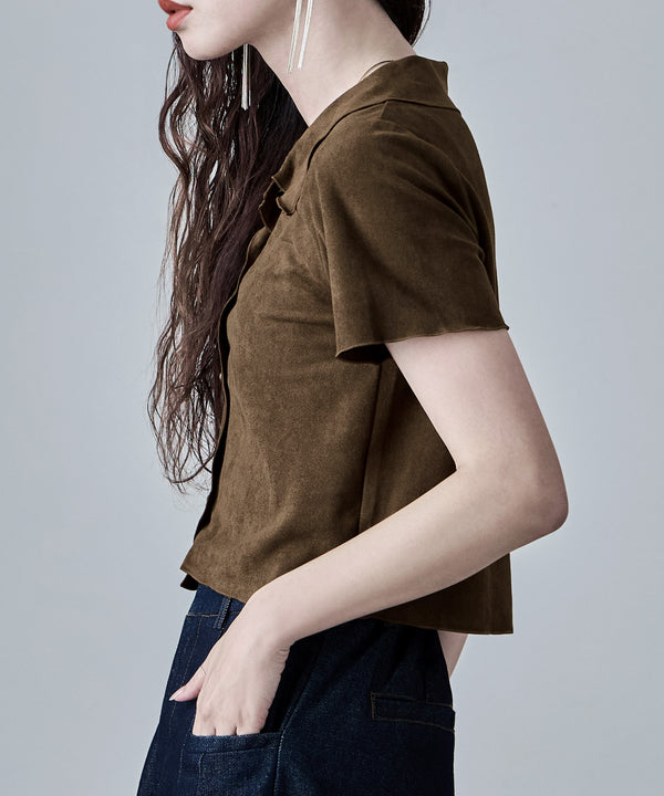 {"color":"\u30d6\u30e9\u30a6\u30f3","info":"model\uff1aH166cm size\uff1aM"}