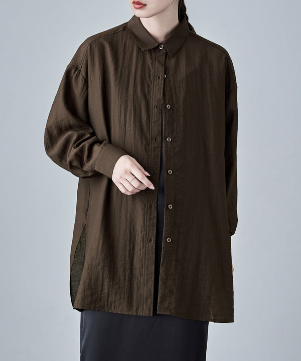 {"color":"\u30d6\u30e9\u30a6\u30f3","info":"model\uff1aH165cm size\uff1aM"}