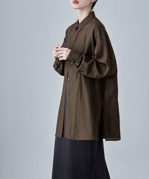 {"color":"\u30d6\u30e9\u30a6\u30f3","info":"model\uff1aH165cm size\uff1aM"}