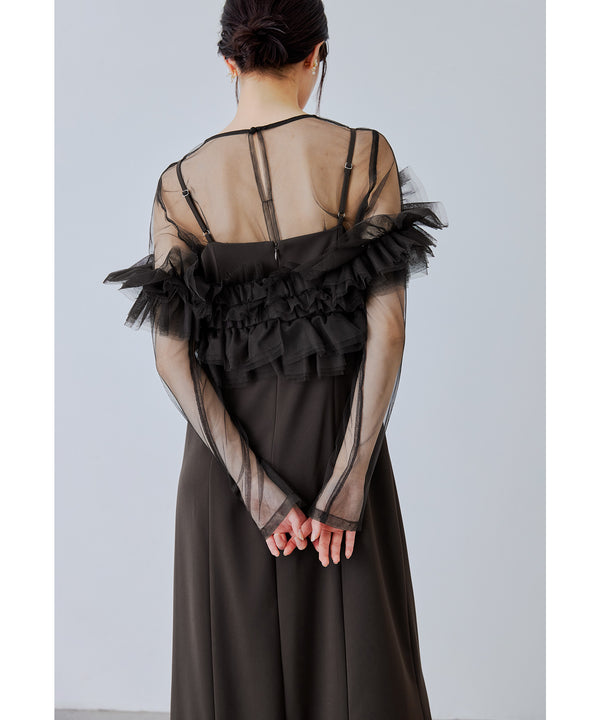 {"color":"\u30d6\u30e9\u30a6\u30f3","info":"model\uff1aH166cm size\uff1aM"}