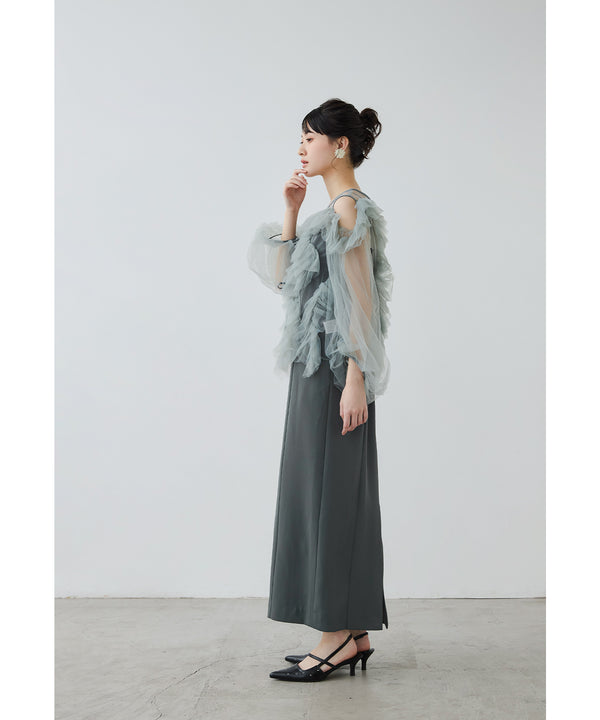 {"color":"\u30df\u30f3\u30c8","info":"model\uff1aH166cm size\uff1aM"}