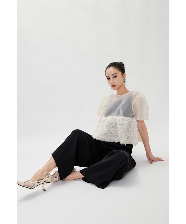 {"color":"\u30d9\u30fc\u30b8\u30e5\u00d7\u30d6\u30e9\u30c3\u30af","info":"model\uff1aH165cm size\uff1aM"}