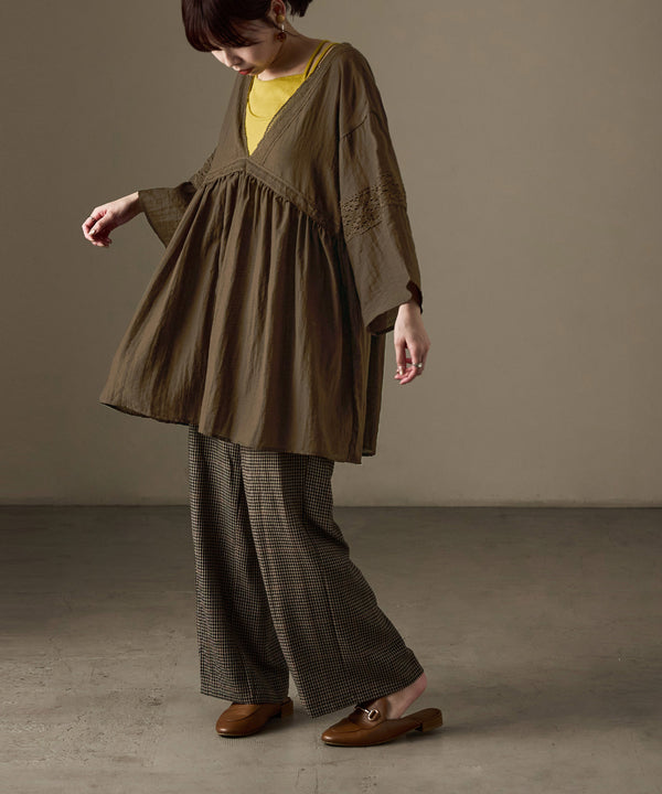 {"color":"\u30d6\u30e9\u30a6\u30f3","info":"model\uff1aH158cm size\uff1aM"}