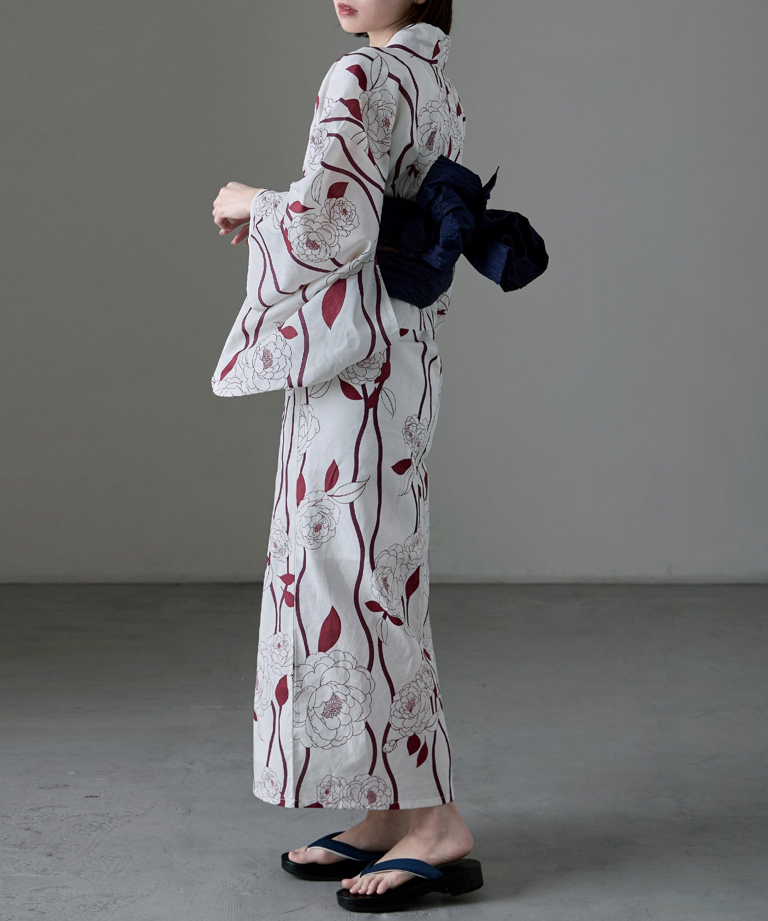 セパレート綿浴衣 2点セット｜セパレート浴衣セット - asaka