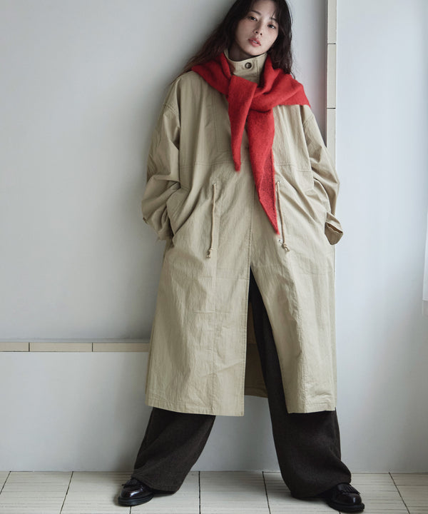 {"color":"\u30d9\u30fc\u30b8\u30e5","info":"model\uff1aH166cm size\uff1aM"}
