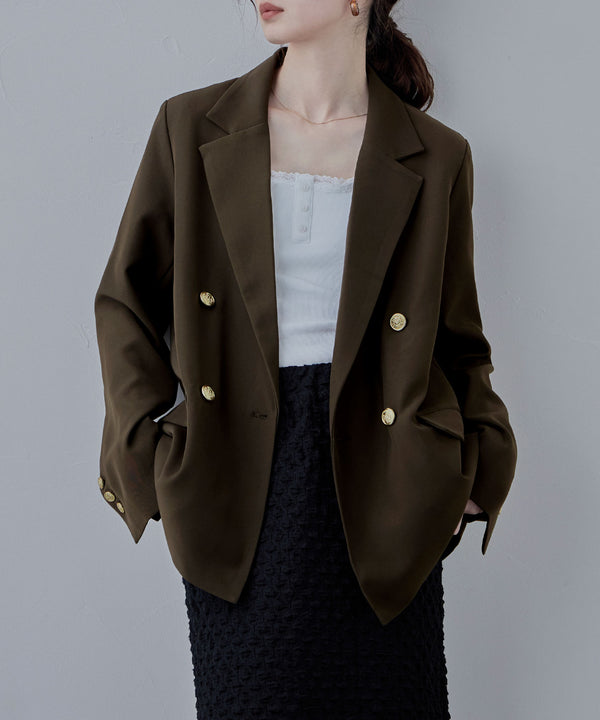 {"color":"\u30d6\u30e9\u30a6\u30f3","info":"model\uff1aH166cm size\uff1aM"}