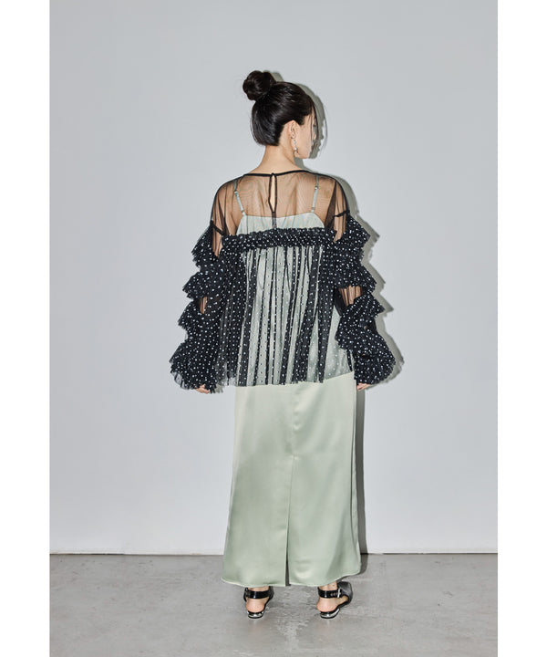 {"color":"\u30df\u30f3\u30c8","info":"model\uff1aH165cm size\uff1aM"}