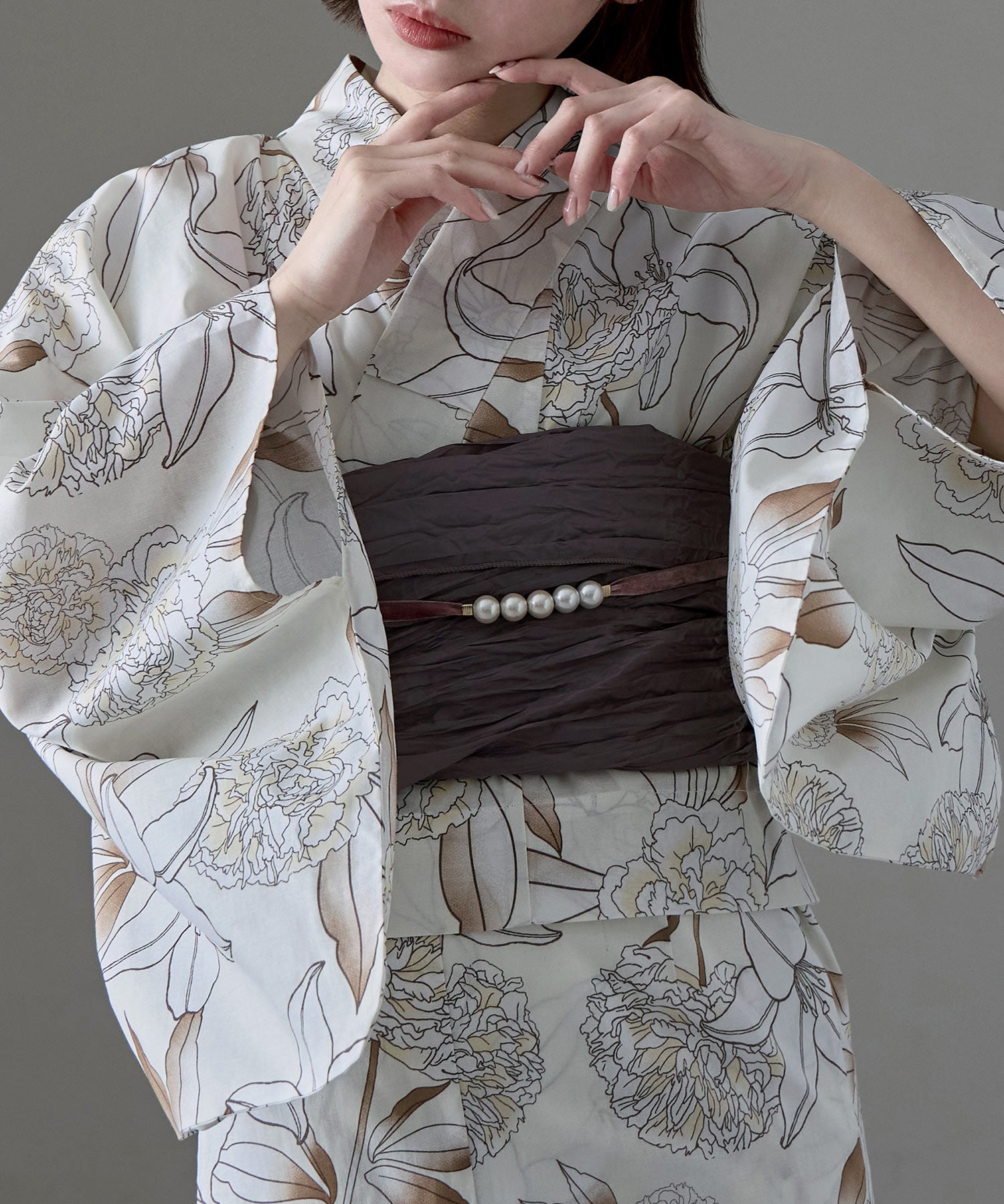 芍薬揺らぐ宵の浴衣セット Amazon.co.jp: 4点 浴衣 セット 浴衣セット