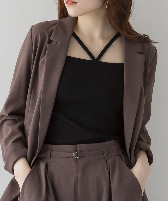 {"color":"\u30d6\u30e9\u30c3\u30af","info":"model\uff1aH167cm size\uff1aM"}