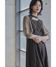 {"color":"\u30d6\u30e9\u30a6\u30f3","info":"model\uff1aH166cm size\uff1aM"}