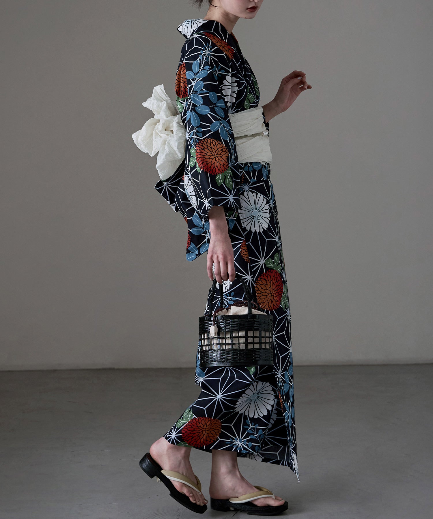 セパレート綿浴衣 2点セット｜セパレート浴衣セット - asaka