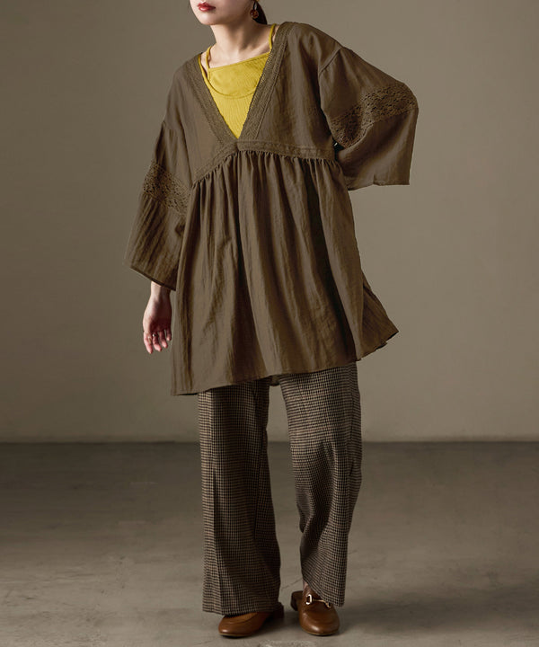 {"color":"\u30d6\u30e9\u30a6\u30f3","info":"model\uff1aH158cm size\uff1aM"}