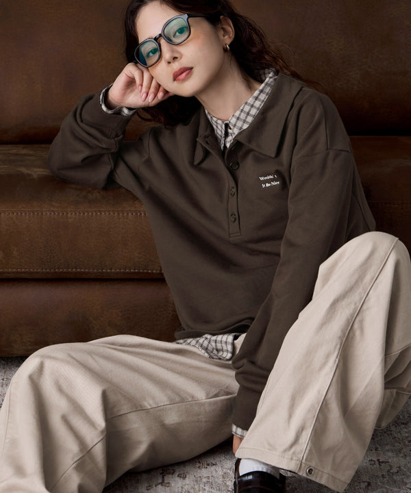{"color":"\u30d6\u30e9\u30a6\u30f3","info":"model\uff1aH166cm size\uff1aF"}