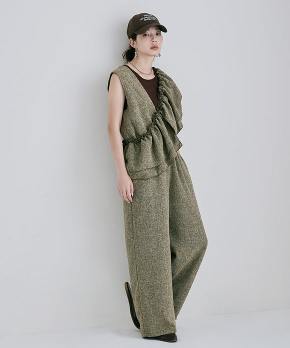 {"color":"\u30d6\u30e9\u30a6\u30f3","info":"model\uff1aH166cm size\uff1aF"}