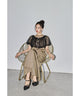 {"color":"\u30d6\u30e9\u30a6\u30f3","info":"model\uff1aH165cm size\uff1aM"}