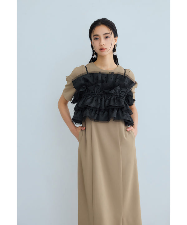 {"color":"\u30d9\u30fc\u30b8\u30e5","info":"model\uff1aH165cm size\uff1aM"}