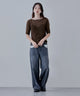 {"color":"\u30d6\u30e9\u30a6\u30f3","info":"model\uff1aH166cm size\uff1aF"}