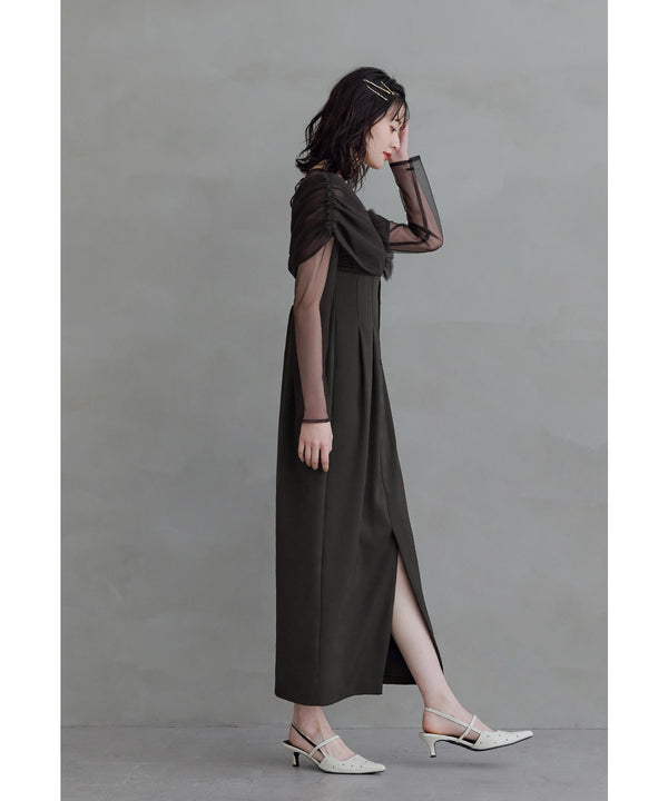 {"color":"\u30d6\u30e9\u30a6\u30f3","info":"model\uff1aH166cm size\uff1aM"}