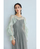 {"color":"\u30b0\u30ea\u30fc\u30f3","info":"model\uff1aH165cm size\uff1aM"}