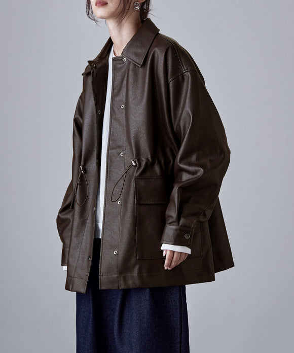 {"color":"\u30d6\u30e9\u30a6\u30f3","info":"model\uff1aH166cm size\uff1aM"}