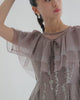 {"color":"\u30d6\u30e9\u30a6\u30f3","info":"model\uff1aH165cm size\uff1aM"}