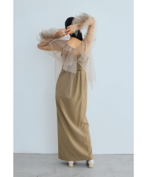 {"color":"\u30d9\u30fc\u30b8\u30e5","info":"model\uff1aH165cm size\uff1aM"}