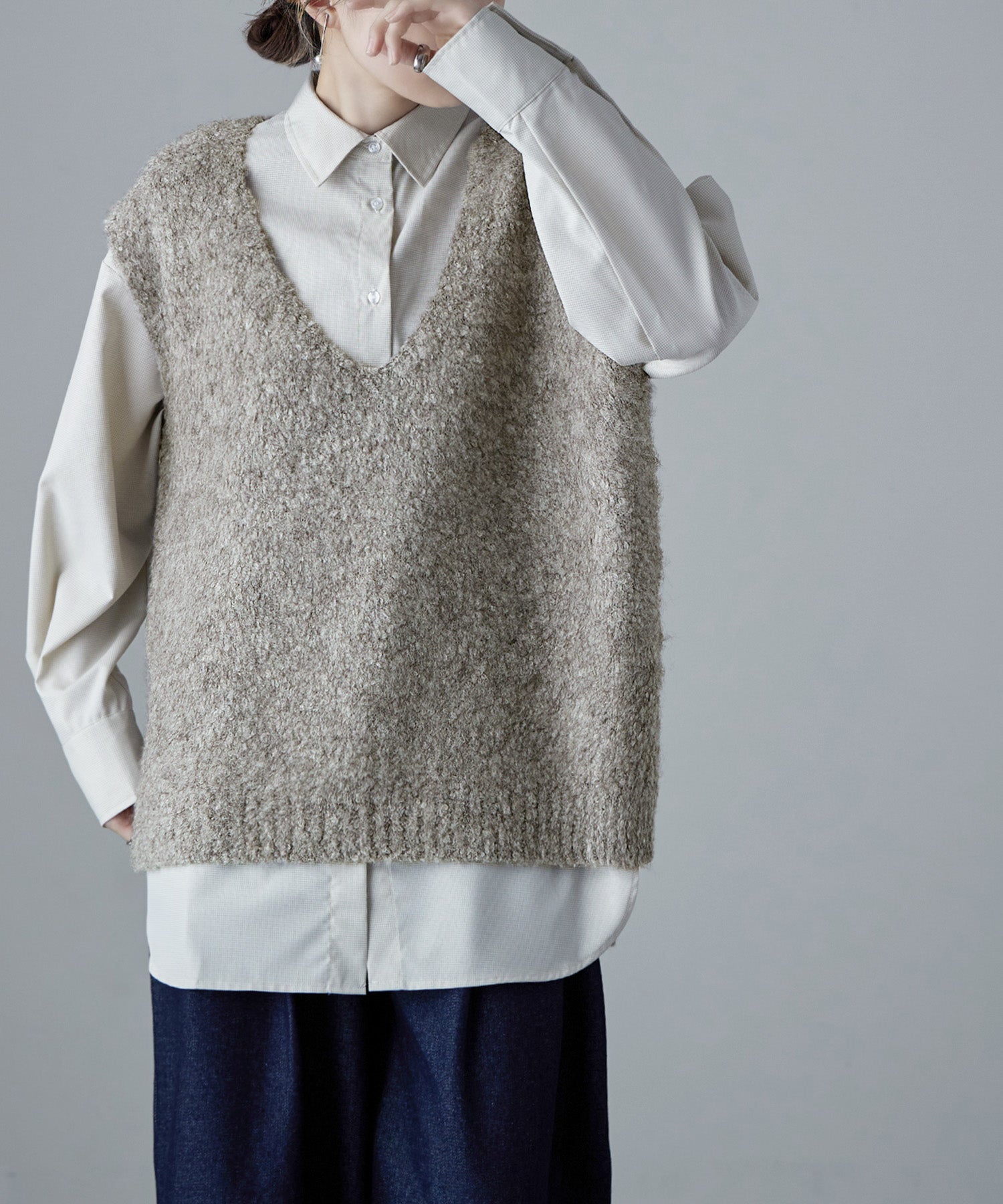 大放出セール ニット Wool Mix Shaggy Knit Pullover ミックスウール混