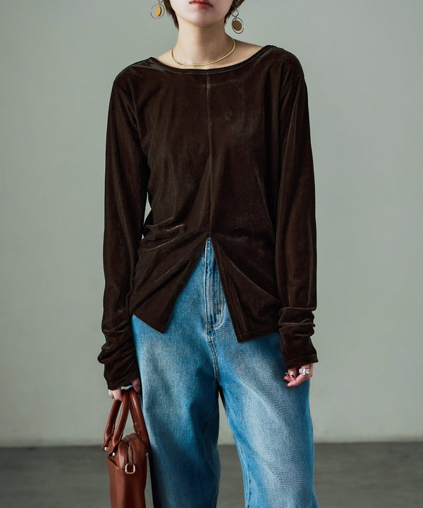 {"color":"\u30d6\u30e9\u30a6\u30f3","info":"model\uff1aH158cm size\uff1aM"}