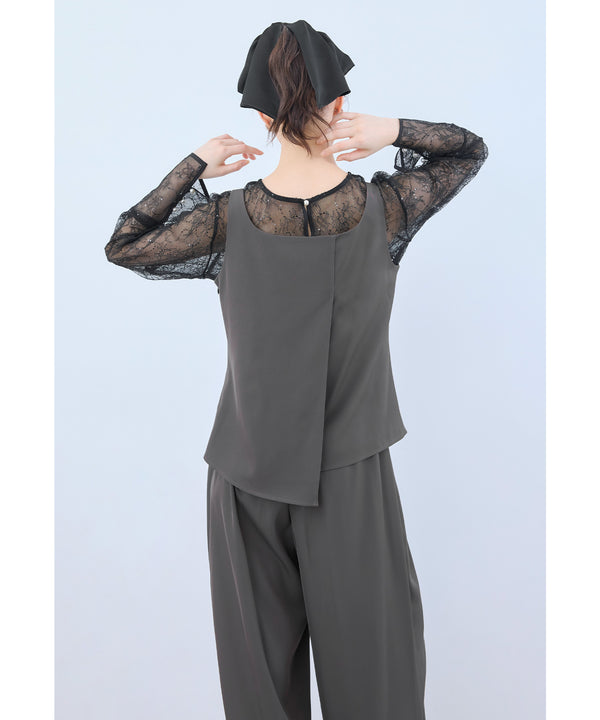 {"color":"\u30d6\u30e9\u30a6\u30f3","info":"model\uff1aH166cm size\uff1aM"}
