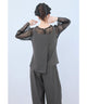 {"color":"\u30d6\u30e9\u30a6\u30f3","info":"model\uff1aH166cm size\uff1aM"}