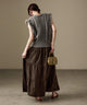 {"color":"\u30d6\u30e9\u30a6\u30f3","info":"model\uff1aH158cm size\uff1aM"}