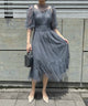 {"color":"\u30d6\u30eb\u30fc\u30b0\u30ec\u30fc","info":"model\uff1aH171cm size\uff1aM(38)"}