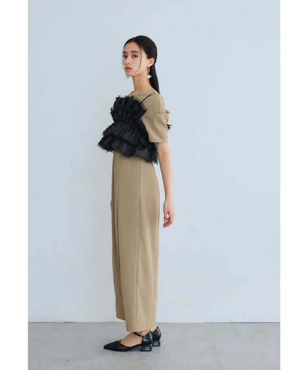 {"color":"\u30d9\u30fc\u30b8\u30e5","info":"model\uff1aH165cm size\uff1aM"}